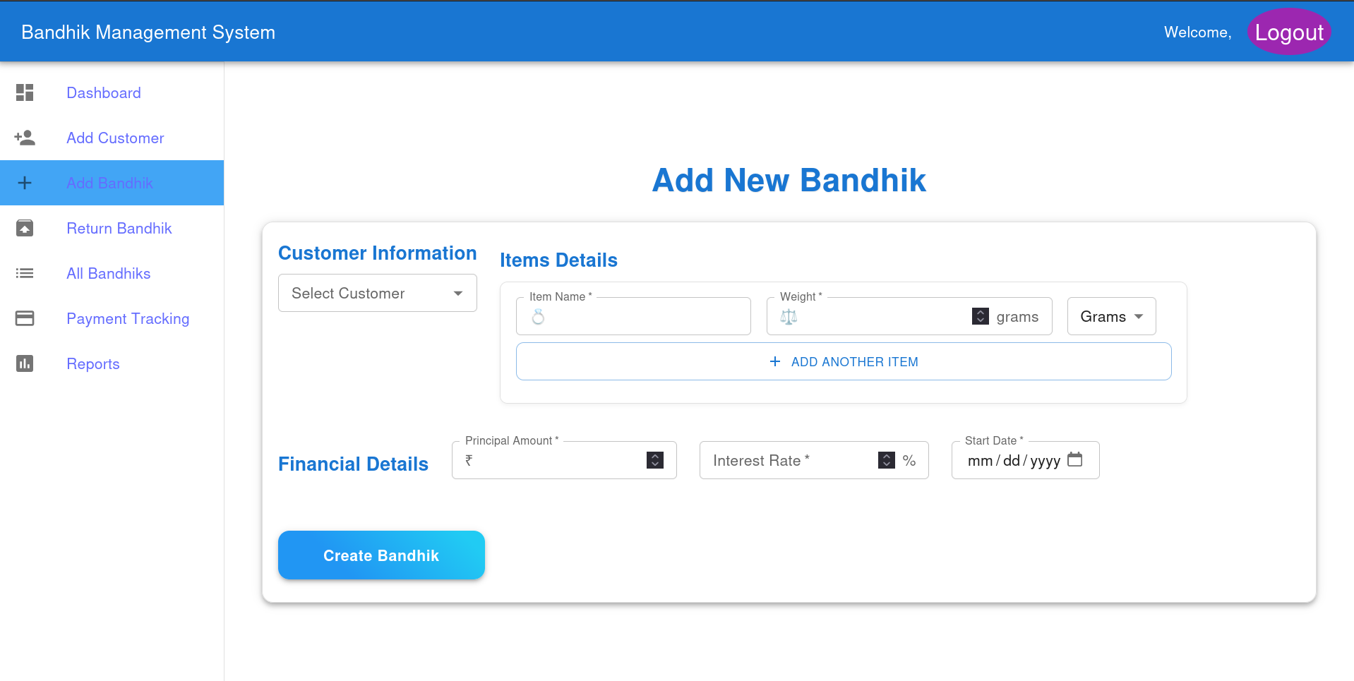 Bandhik Management System